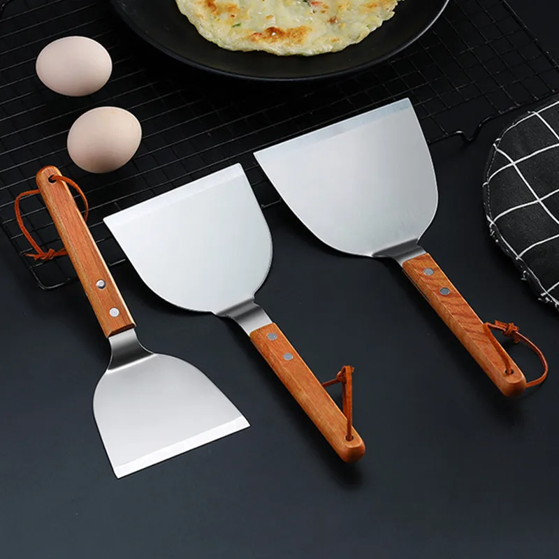 Okonomiyaki Spatula - Pelle teppanyaki coordonnante en acier inoxydable