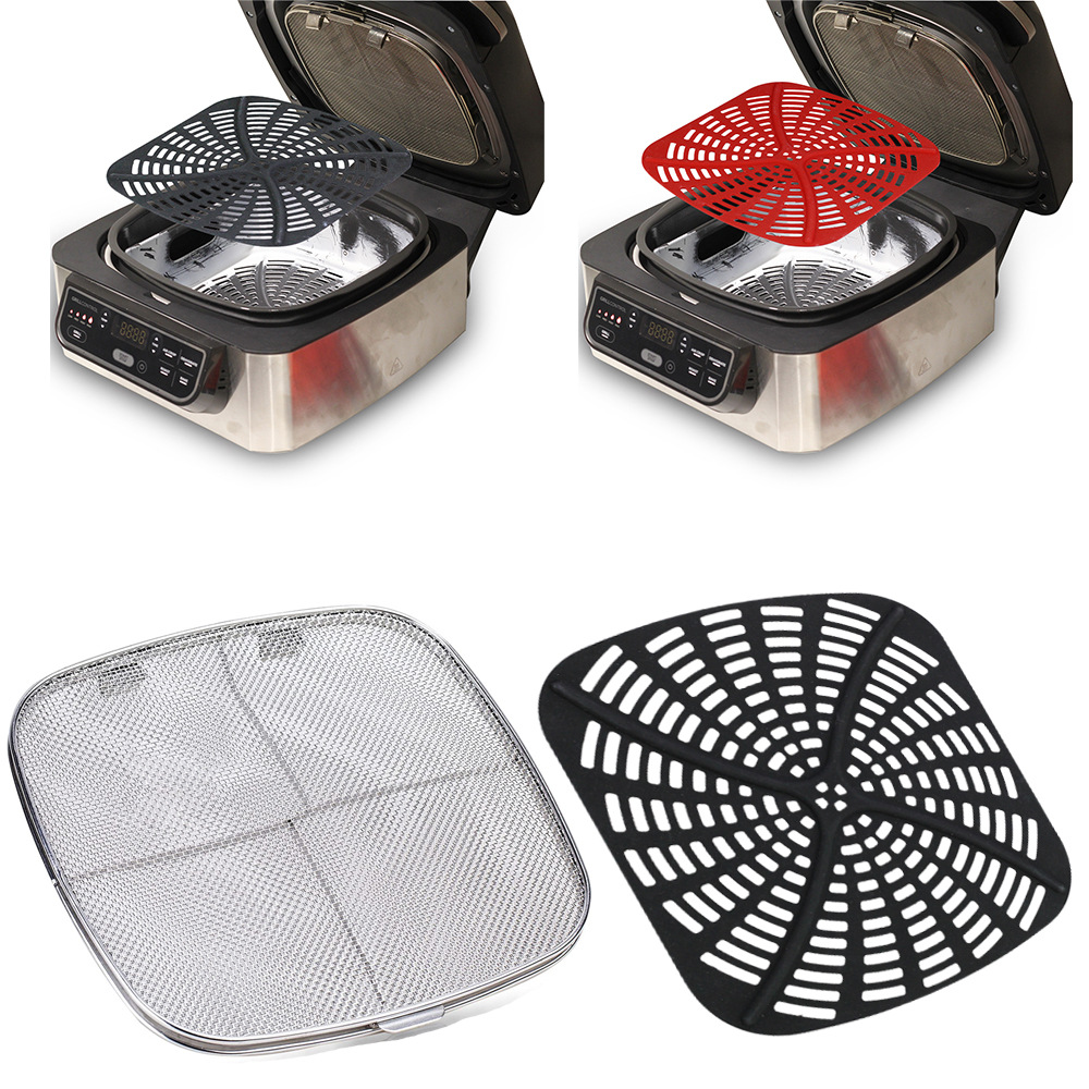 Ninja Air Fryer Af101 - Écran anti-éclaboussures en acier inoxydable, 5