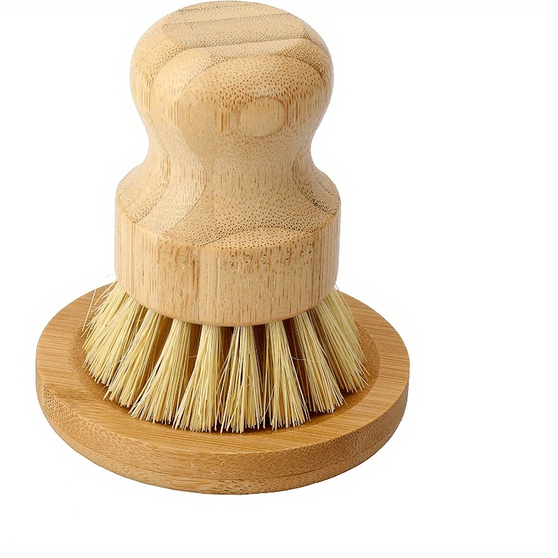 Cast Iron Corn - Brosse à vaisselle en bambou avec