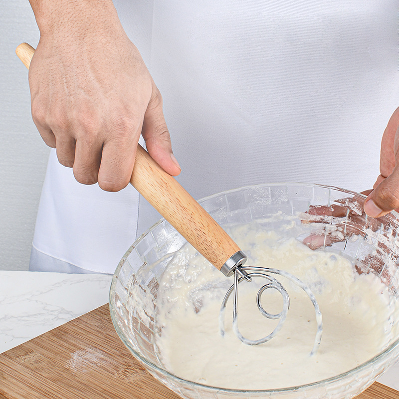 Danish Pancake Pan - Mélangeur de farine de cuisson de