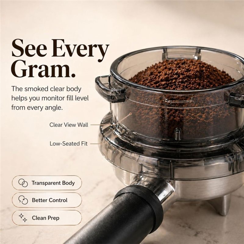 Breville Espresso Barista Touch - Promotion ! Entonnoir à dosage Twist-Lock