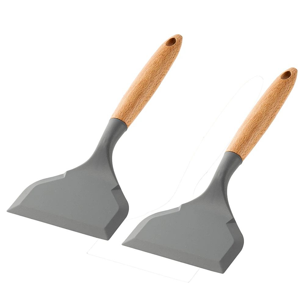 Okonomiyaki Spatula - Spatule en Silicone à large bouche,