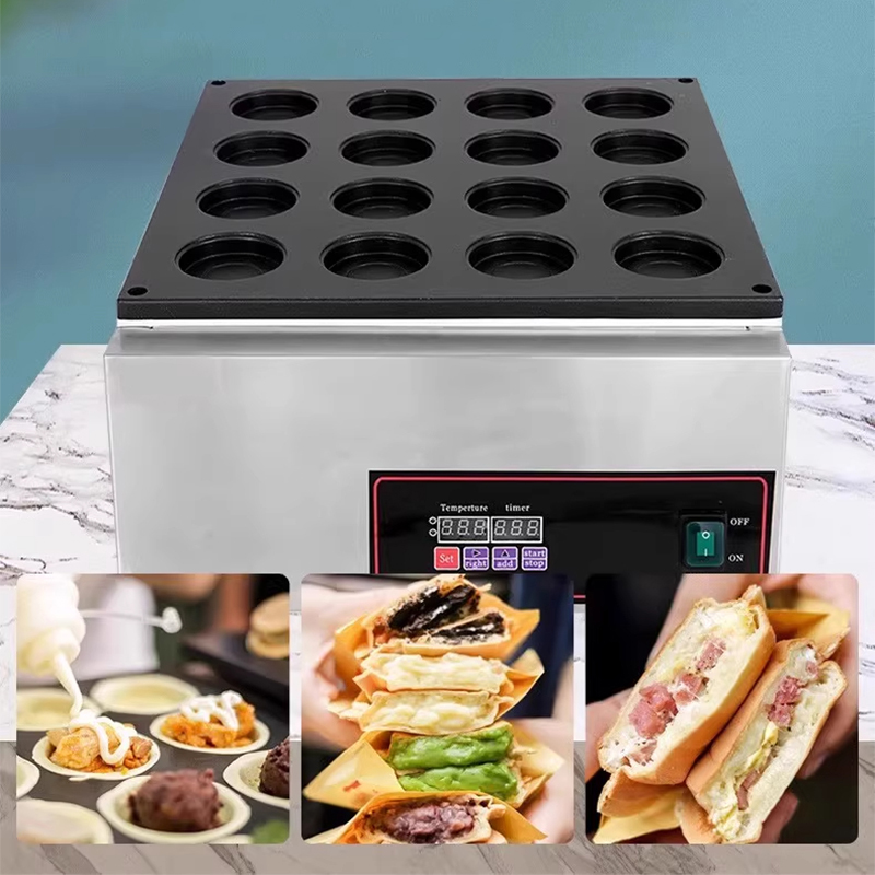 Machine à gâteaux à roues comm - Egg Waffle Pan avis et prix
