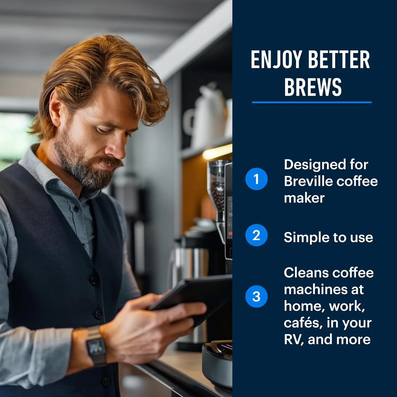 Comprimés de nettoyage pour Ma - Breville Espresso Barista Touch avis et prix