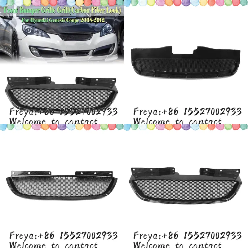 Grille avant pour Genesis Coup - Crepe Pan Carbon avis et prix