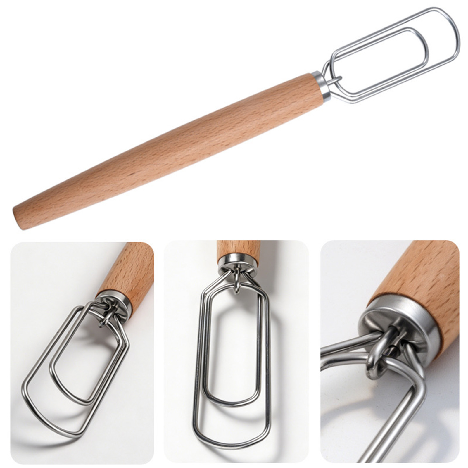 1 fouet à levain en acier inox - Danish Pancake Pan avis et prix