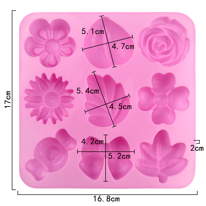 Moule en Silicone Rose, feuill - Bunny Cake Mold avis et prix