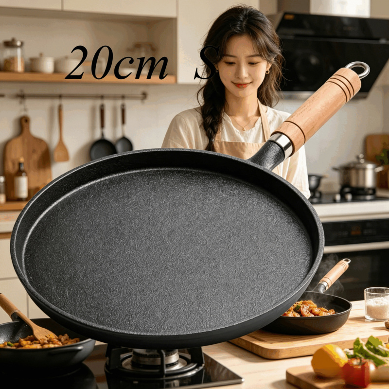 Poêle en fonte de 20 cm avec m - Cast Iron Corn avis et prix